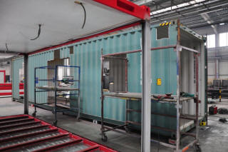 контейнерлер және модульдік ғимараттар